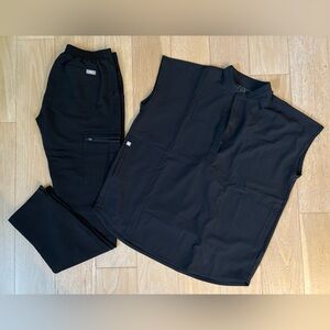 Figs Technical Collection Black Scrubs Size XXS